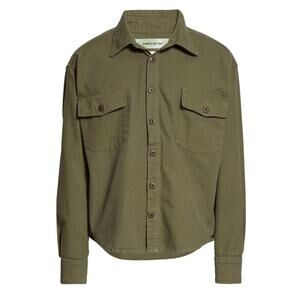 Darryl Brown Yeezy Kanye Military Green Toledo Work Shirt Size XL Made In USA